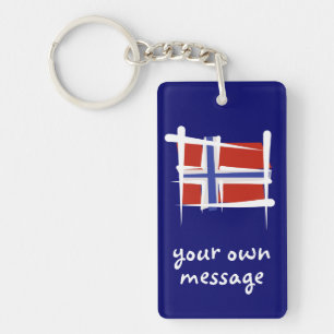 Norgen borstar flagga