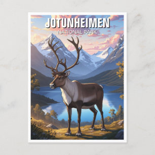 Norgen för renar i Jotunheimen nationalpark Vykort