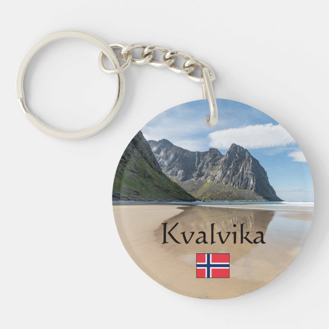 Norgen Kvalvika Lofoten (Framsidan)