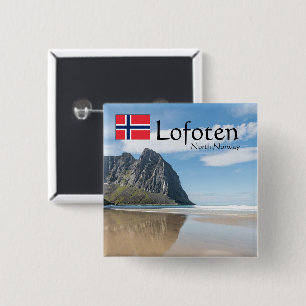 Norgen Kvalvika Lofoten Knapp
