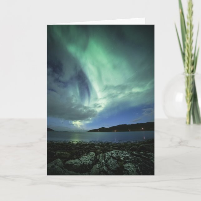 Norgen Norra Ljus Kort (Framsida)