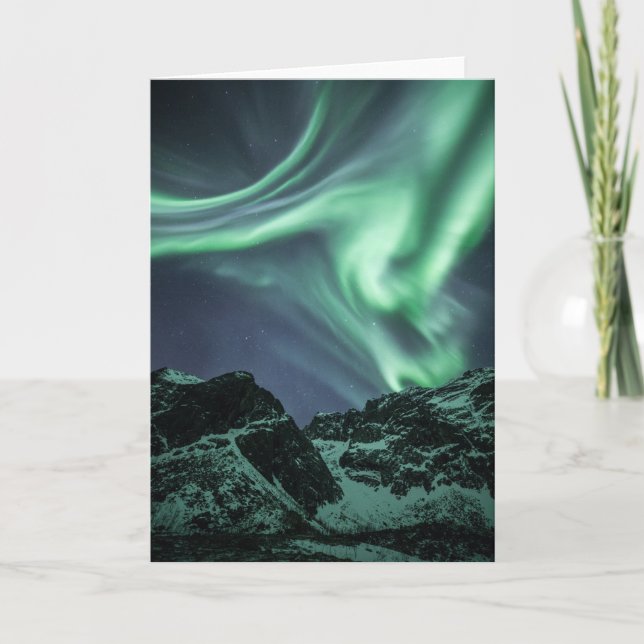 Norgen Norra Ljus Kort (Framsida)
