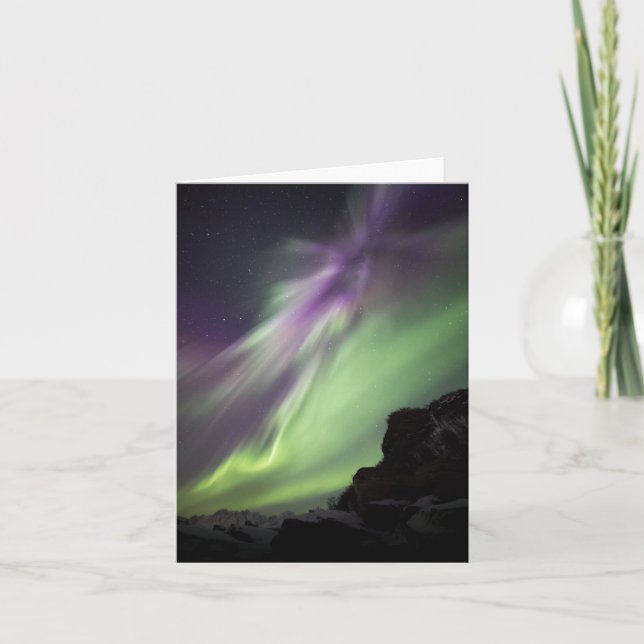 Norgen Norra Ljus Kort (Framsida)