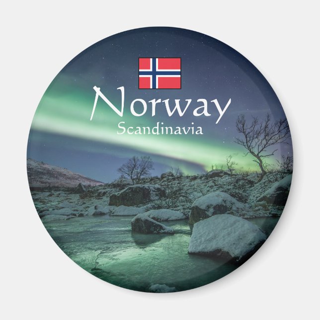 Norgen Norra Ljus Magnet (Framsidan)