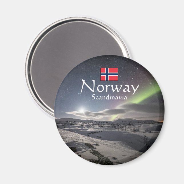 Norgen Norra Ljus Magnet (Front/Back)
