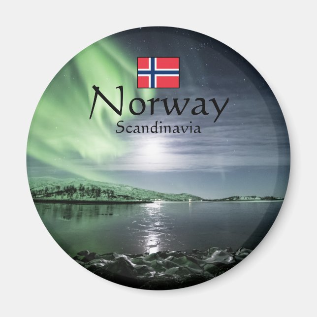 Norgen Norra Ljus Magnet (Framsidan)