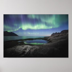 Norgen Norra Ljus Poster