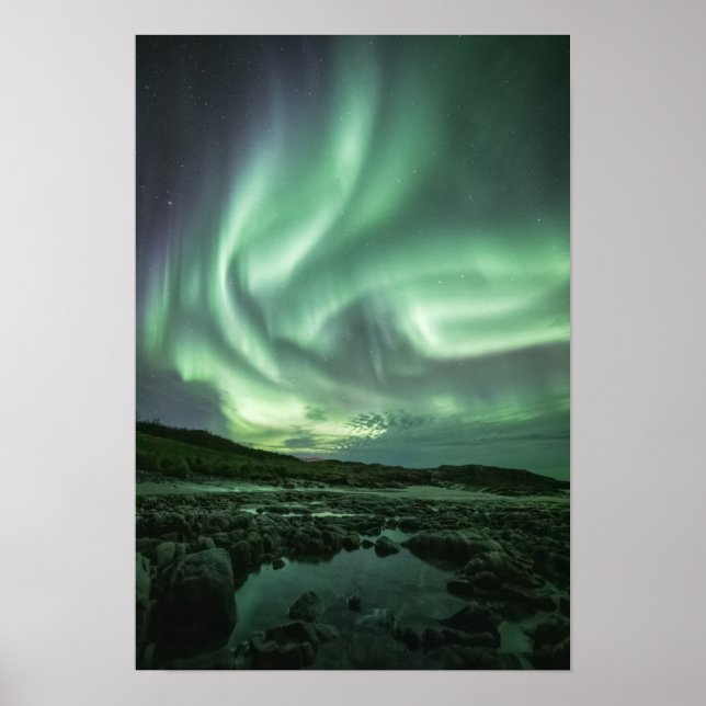 Norgen Norra Ljus Poster (Framsidan)