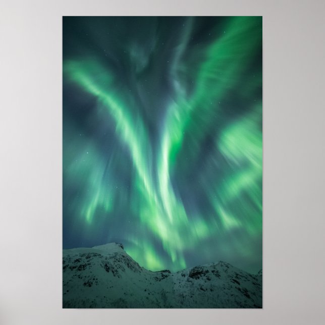 Norgen Norra Ljus Poster (Framsidan)