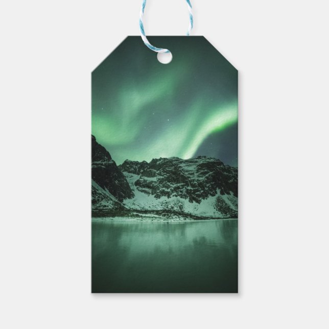 Norgen Norra Ljus Presentetikett (Framsidan)
