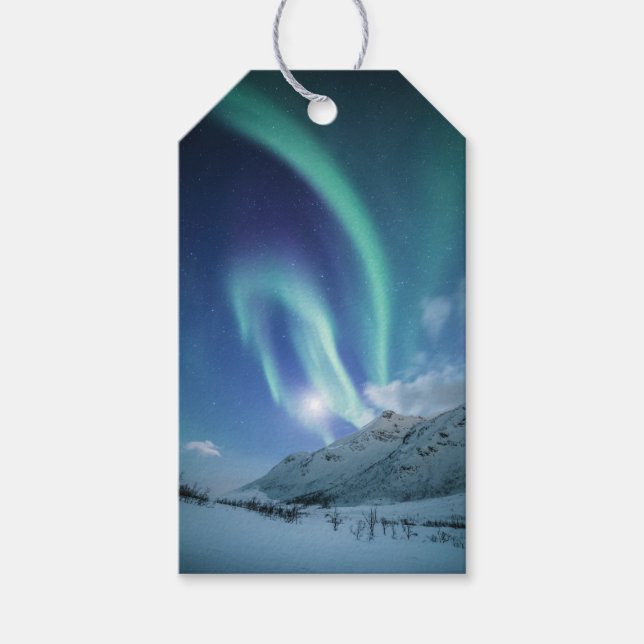 Norgen Norra Ljus Presentetikett (Framsidan)