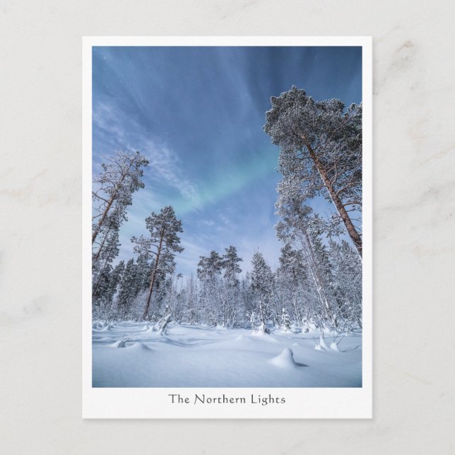 Norgen Norra Ljus Vykort (Framsida)