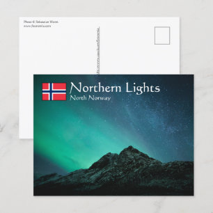 Norgen Norra Ljus Vykort