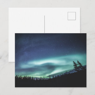 Norgen polar Light Vykort