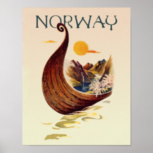 Norgen reser affischen poster