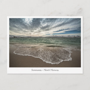 Norgen Sommaroy Beach Vykort