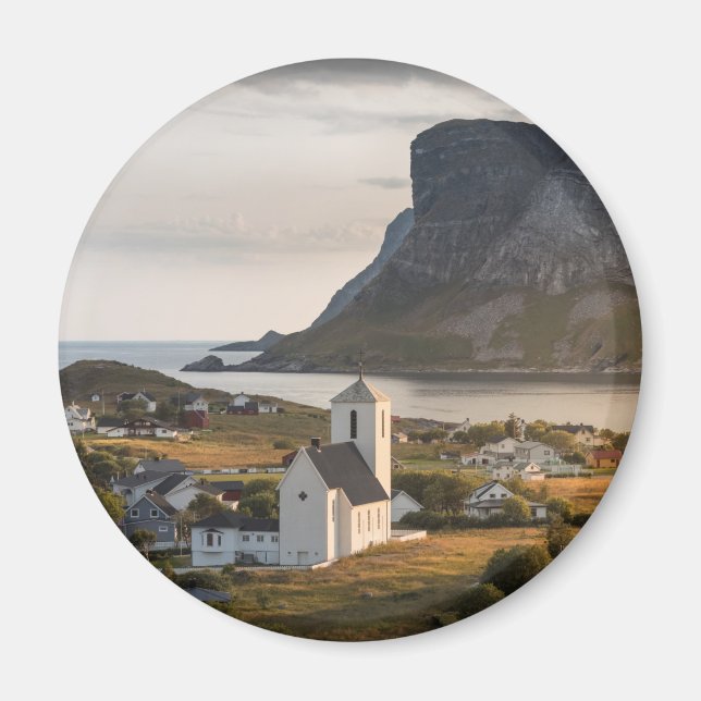 Norgen Vaeroy Lofoten Islands Magnet (Framsidan)