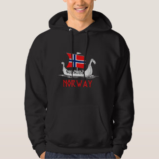 Norgen Viking Frakt för Norge av havererad Flagga Hoodie