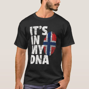 Norgens Flagga: DET ÄR I MY DNA-Julgif T Shirt