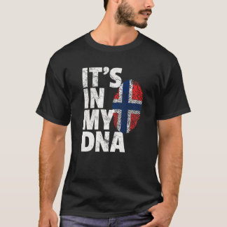 Norgens Flagga: DET ÄR I MY DNA-Julgif T Shirt