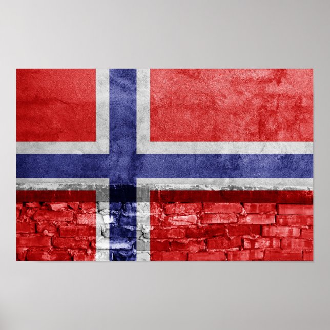 Norgens flagga poster (Framsidan)