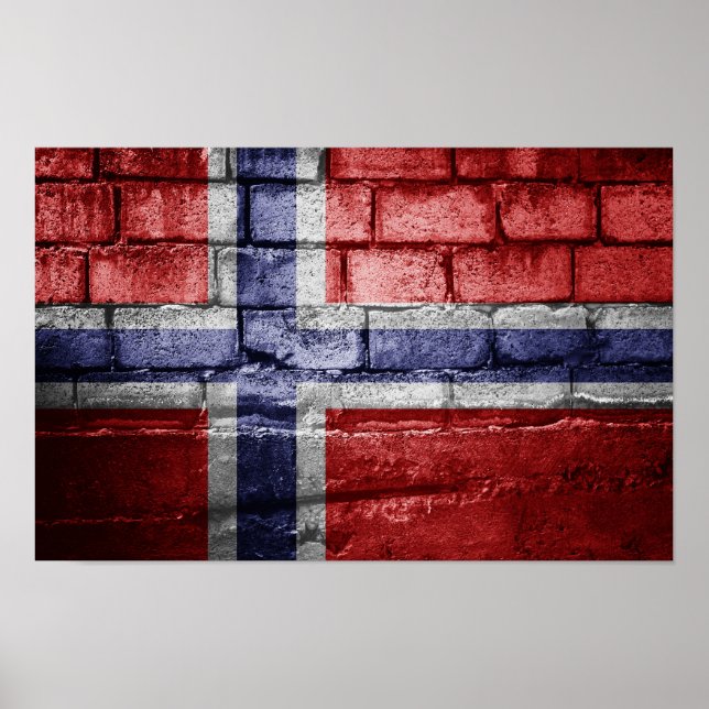 Norgens flagga poster (Framsidan)