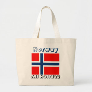 Norgens flaggtopåse jumbo tygkasse