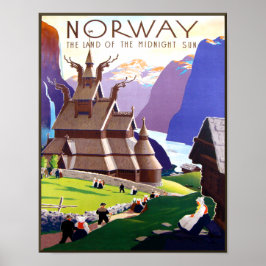 Norgens reseaffisch poster
