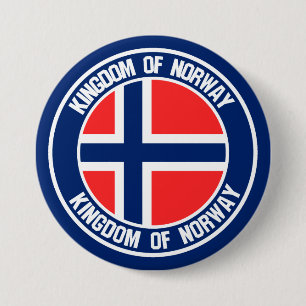 Norgens rundemblem knapp