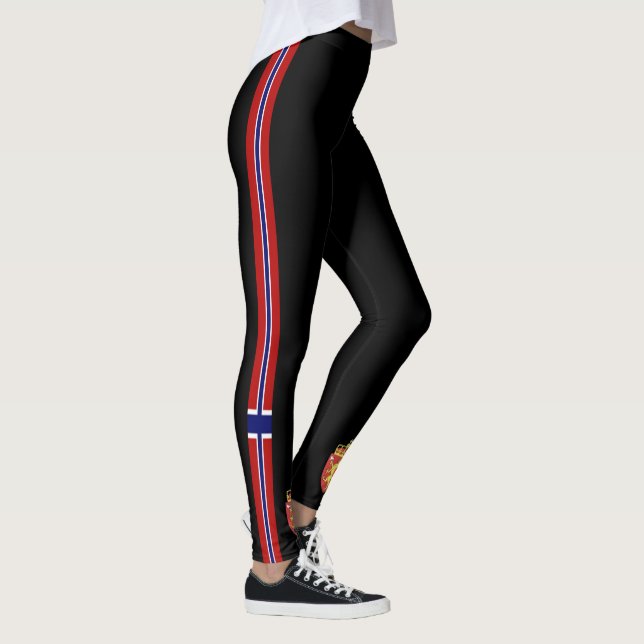 Norgerandflagga Leggings (Höger)