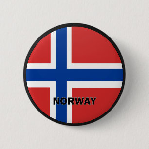 NorgeRoundel kvalitets- flagga Knapp