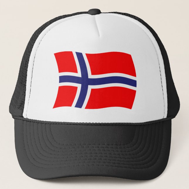 Norges Flagg Hatt Keps (Framsida)