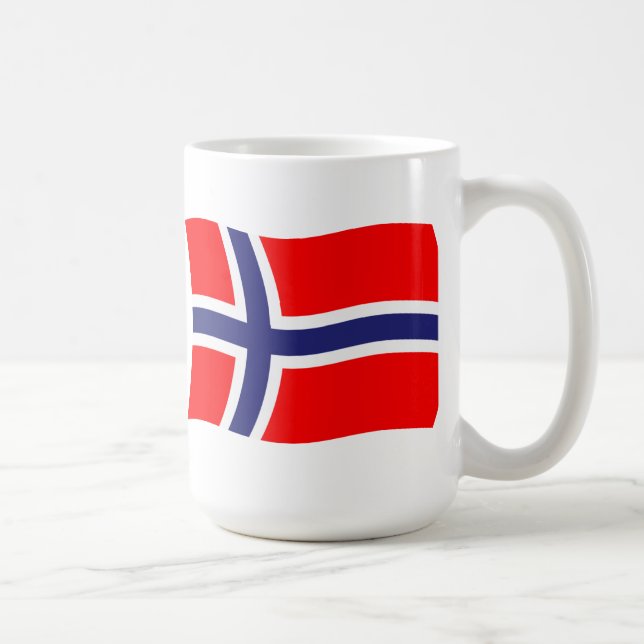 Norges Flagg Mugg (Höger)