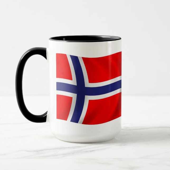 Norges Flagg Mugg (Vänster)