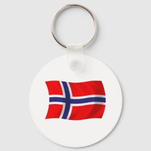 Norges Flagg Nyckelring