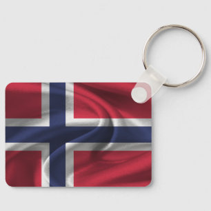 Norges flagg nyckelring