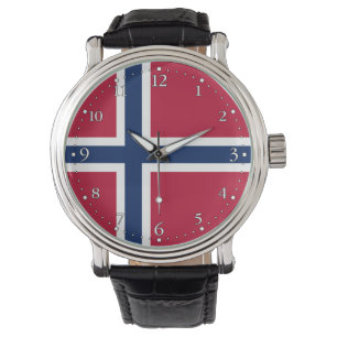 Norges flagga armbandsur