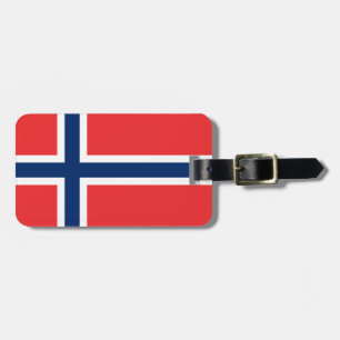Norges flagga bagagebricka