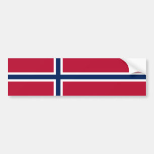 Norges flagga bildekal
