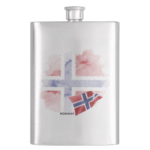 Norges flagga fickplunta