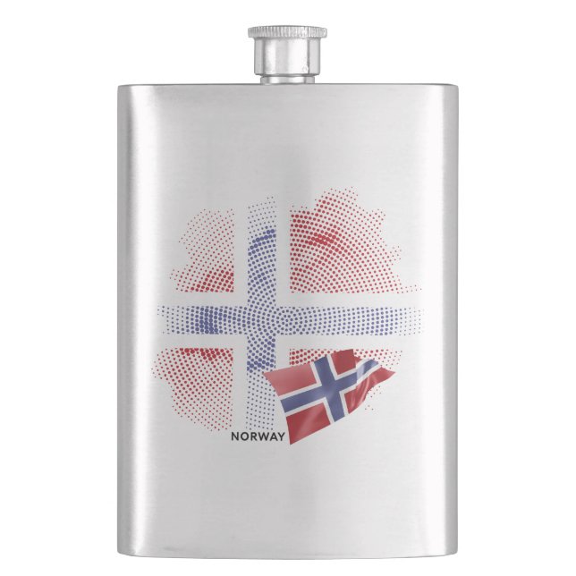 Norges flagga fickplunta (Framsidan)