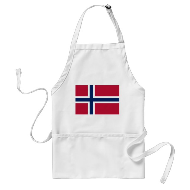 Norges flagga förkläde (Framsidan)