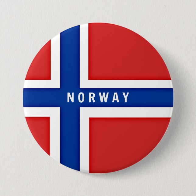 Norges flagga knapp (Framsida)