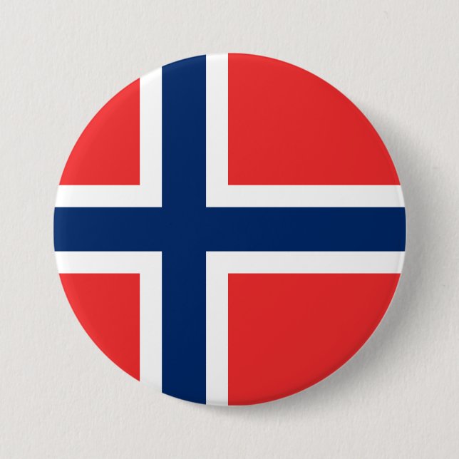 Norges flagga knapp (Framsida)