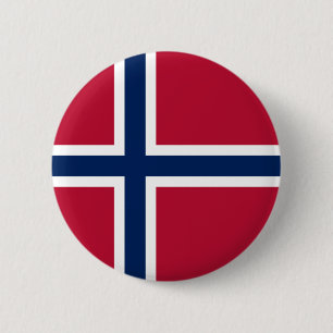 Norges flagga knapp