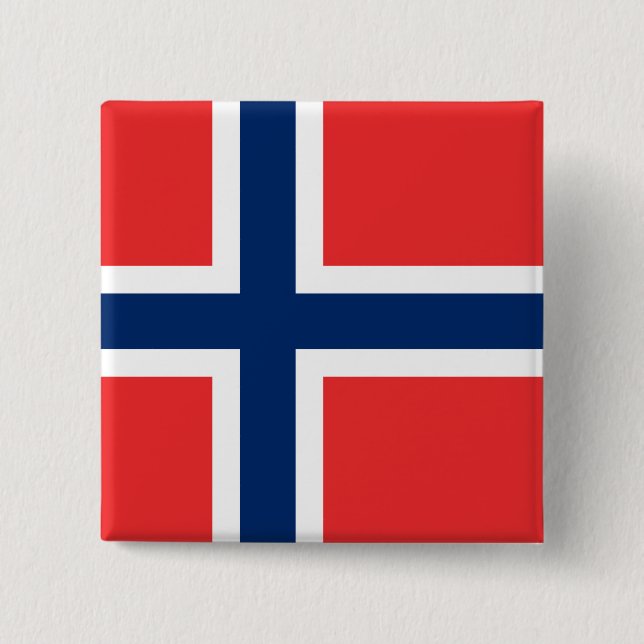 Norges flagga knapp (Framsida)
