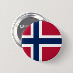 Norges flagga knapp