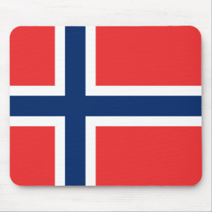 Norges flagga musmatta