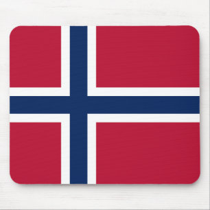 Norges flagga musmatta