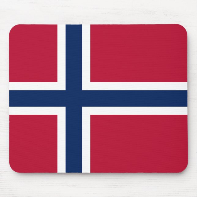 Norges flagga musmatta (Framsidan)